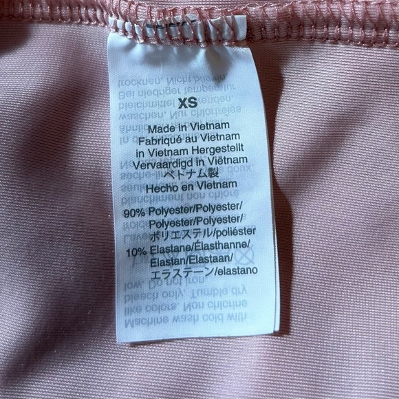 J Crew Plush Velvet Mock Neck Sleeveless Top Women’s Sz XS Light Pink - Picture 8 of 9